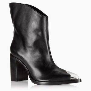 Shutz Blaze Black Leather Booties NWT: Size 8